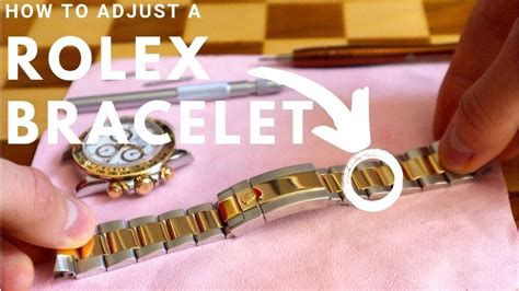 rolex band wisselen|changing bracelets on Rolex watch.